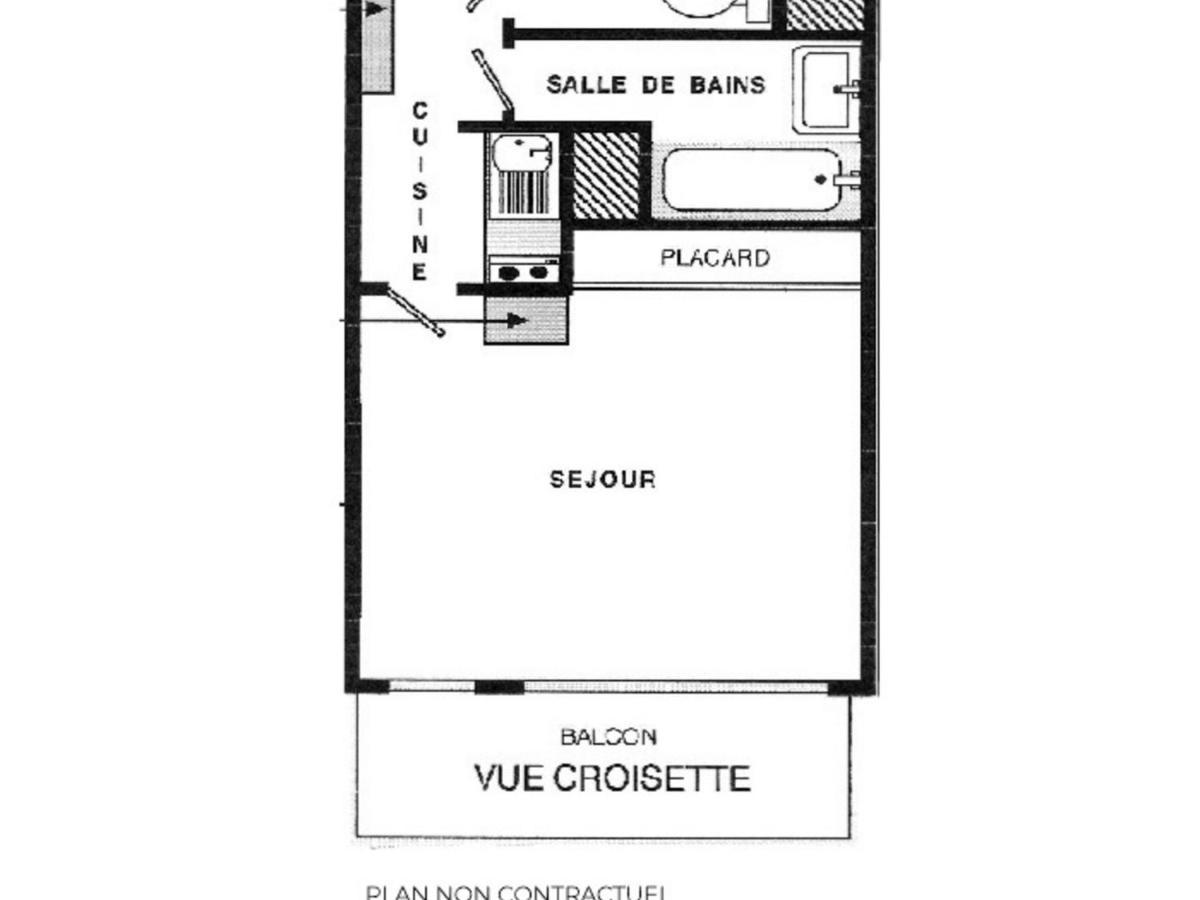 Studio Renove, Ski Aux Pieds, Balcon Ensoleille, 4 Pers., Centre Des Menuires - Fr-1-452-195 Lejlighed Saint-Martin-de-Belleville Eksteriør billede